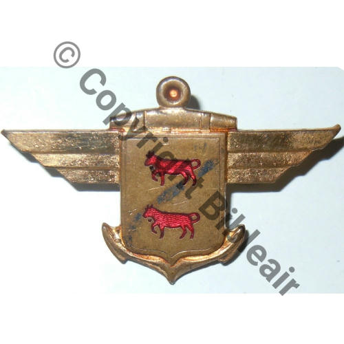 BEARN  PORTE AVIONS BEARN 1950.67  A.AUGIS LYON 1Ligne Bol rectangle Dos grenu Src.lantredudragon 50Eur01.26 